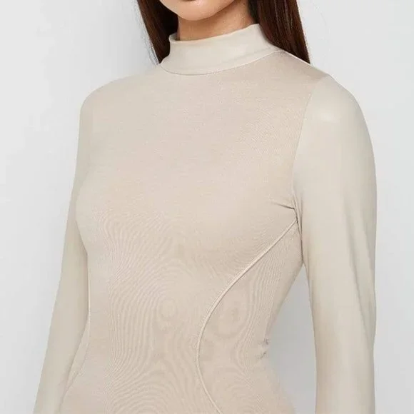 GORGEOUS VEGAN LEATHER SUSPENDER DRESS!!! - Picture 3 of 7